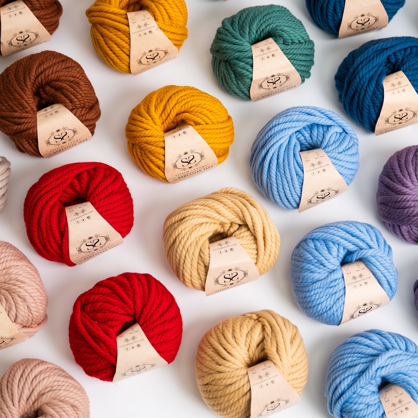 The Homestead Yarn 100g balls