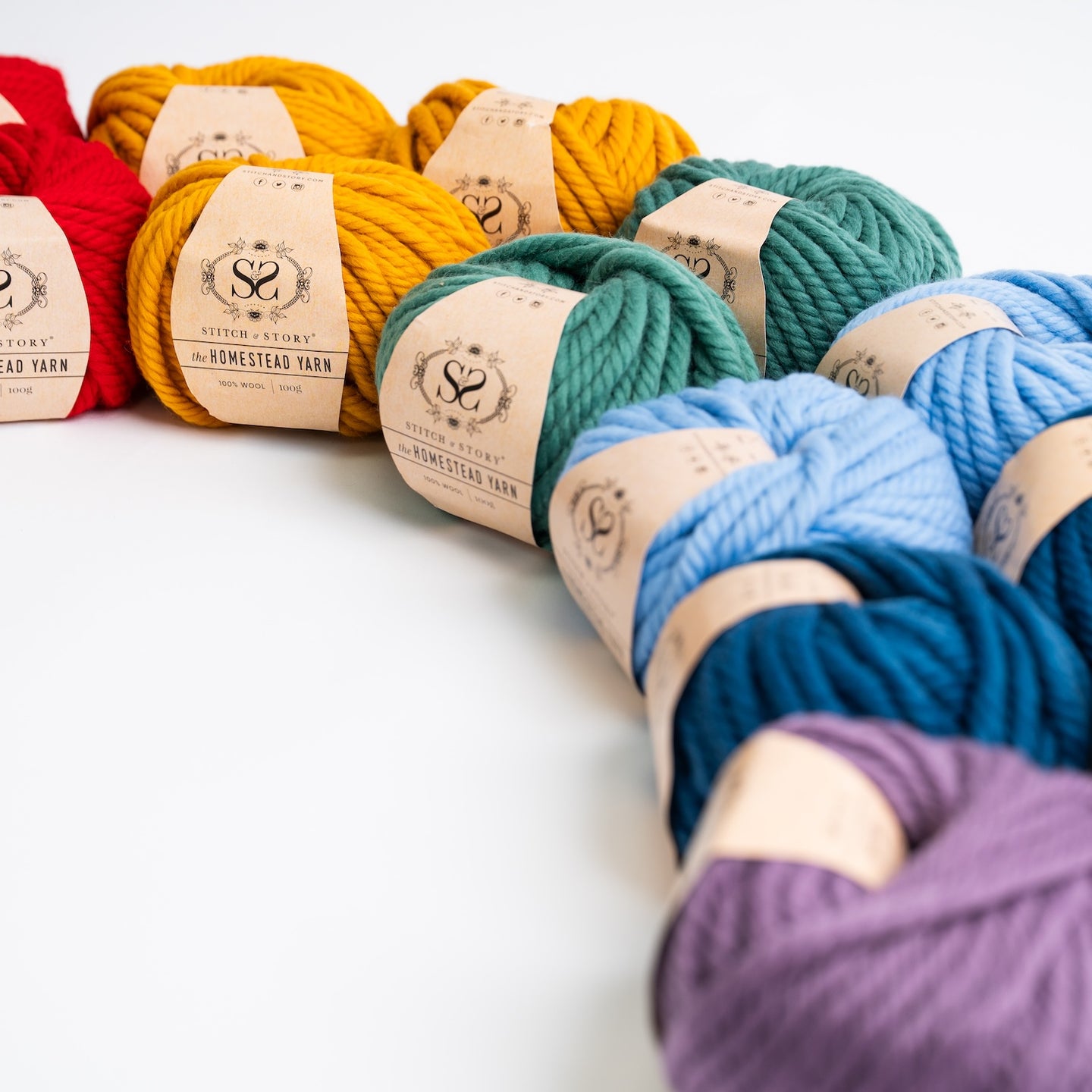 The Homestead Yarn 100g balls