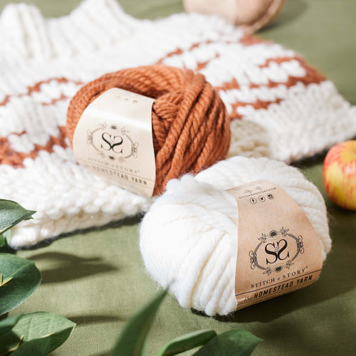 Pack of 5 The Homestead Yarn 100g balls