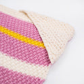 Hooded Stripy Baby Blankie Knitting Kit