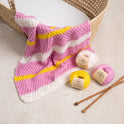Hooded Stripy Baby Blankie Knitting Kit