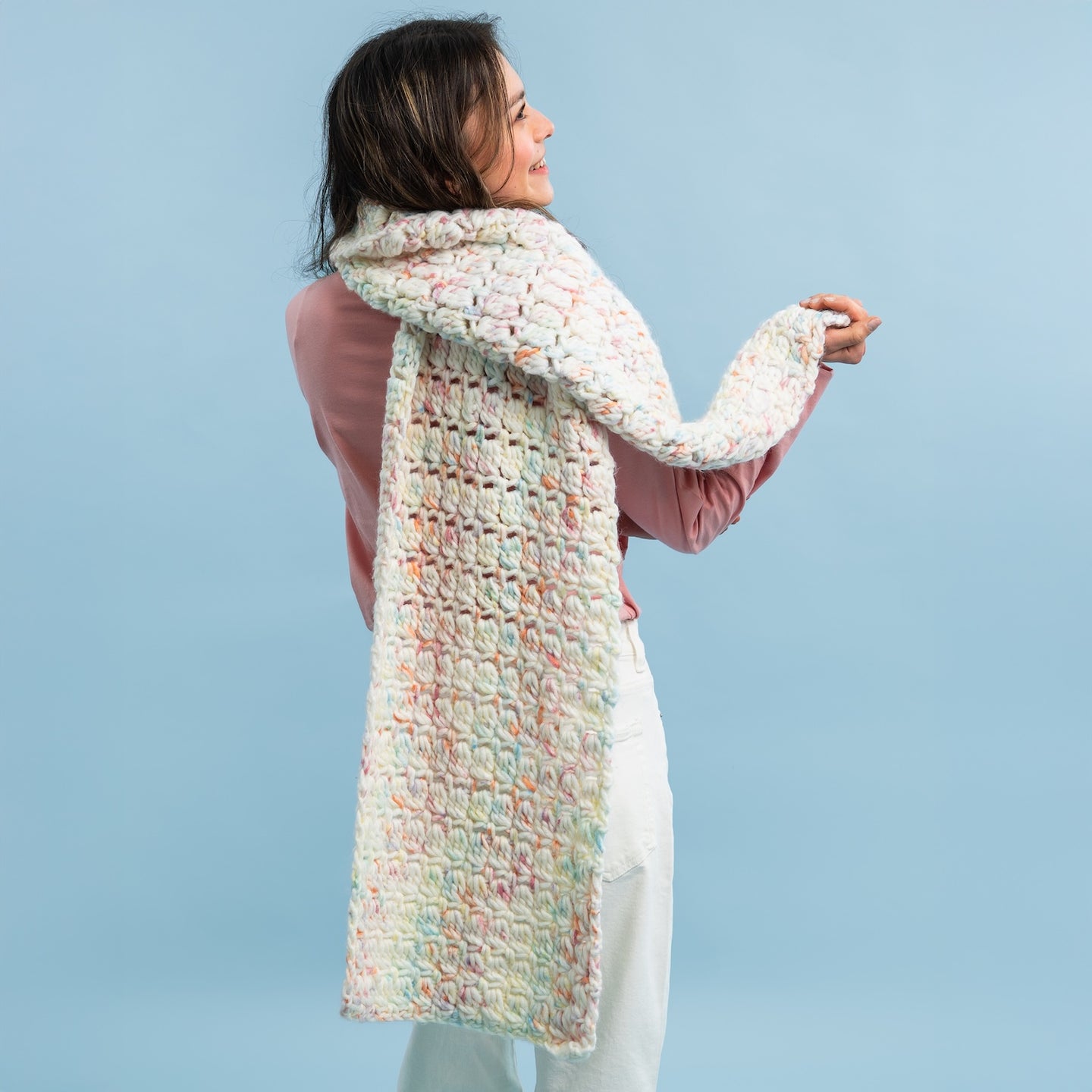 Dips Crochet Scarf Crochet Kit