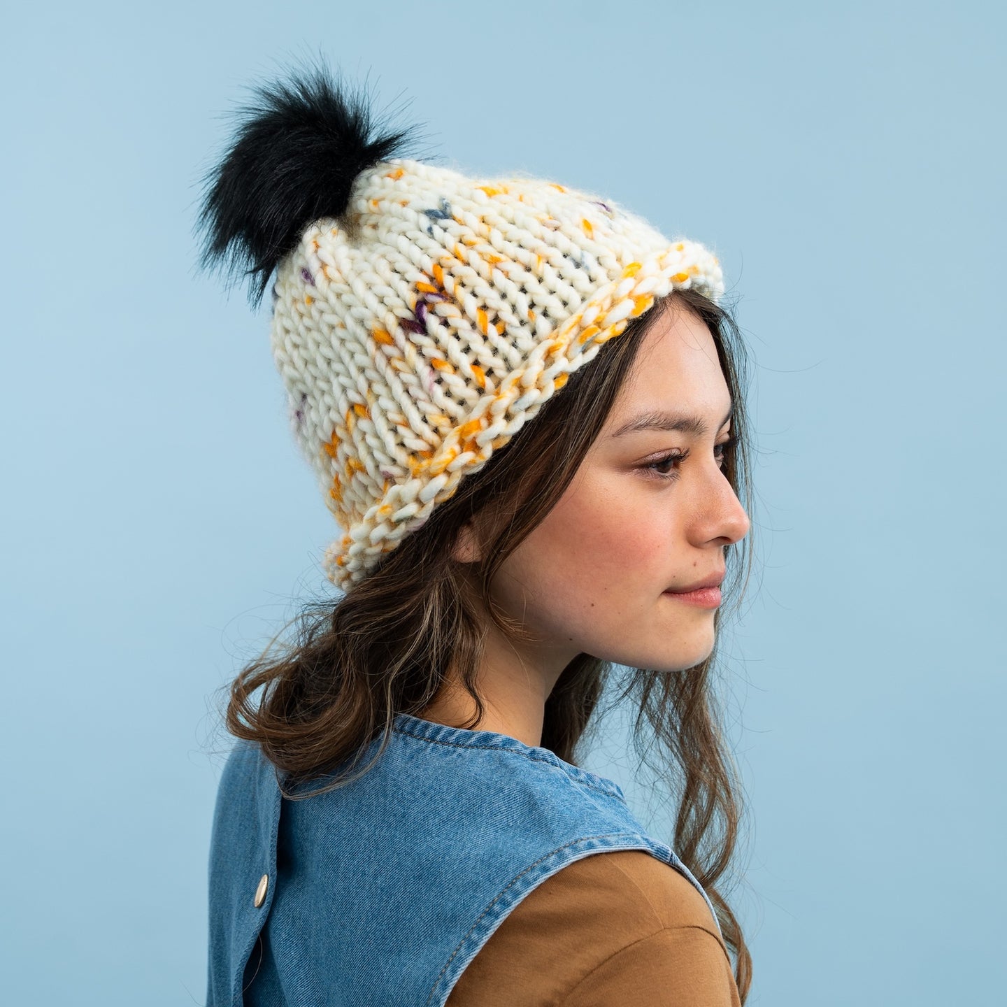 Go-To Beginner Beanie Knitting Kit