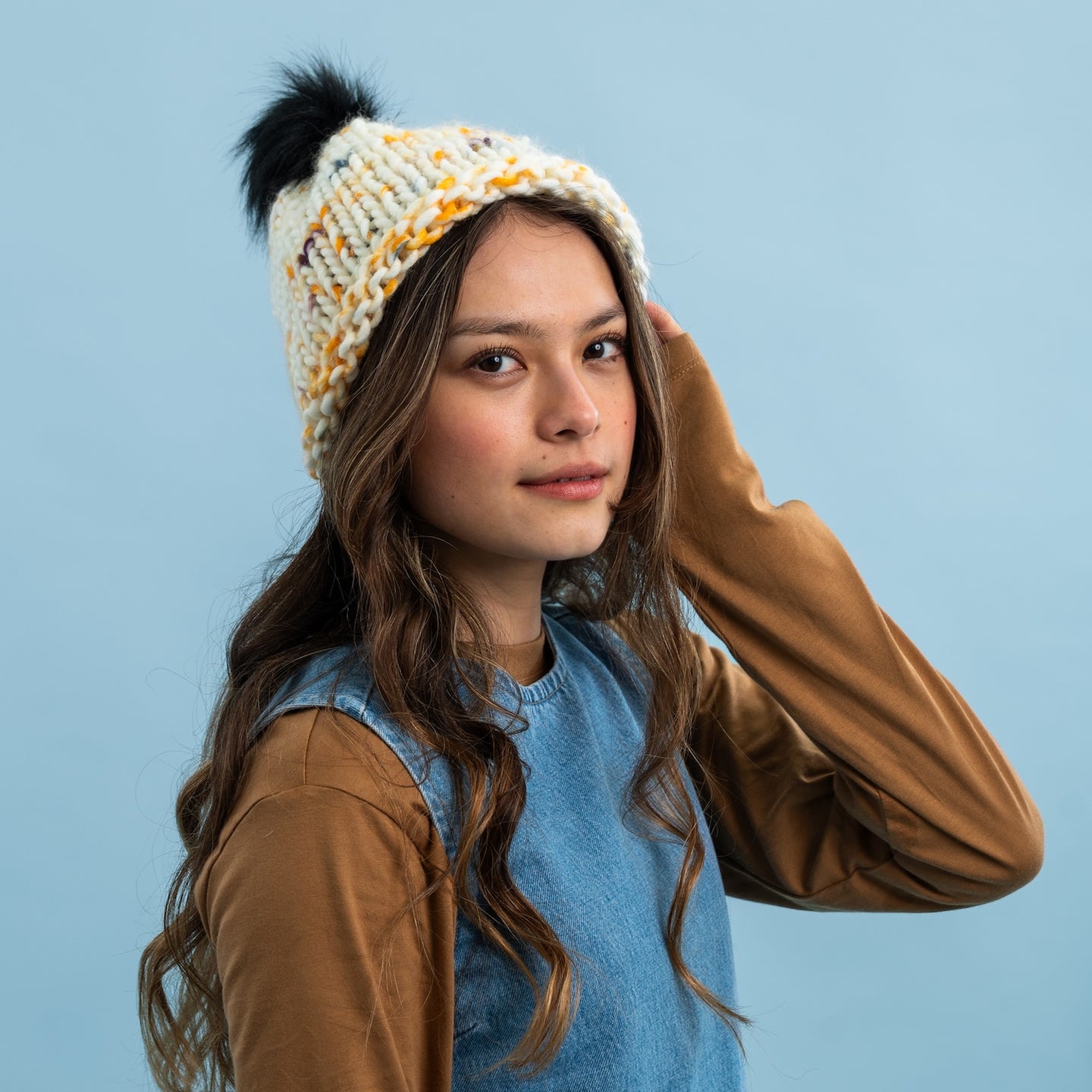 Go-To Beginner Beanie Knitting Kit