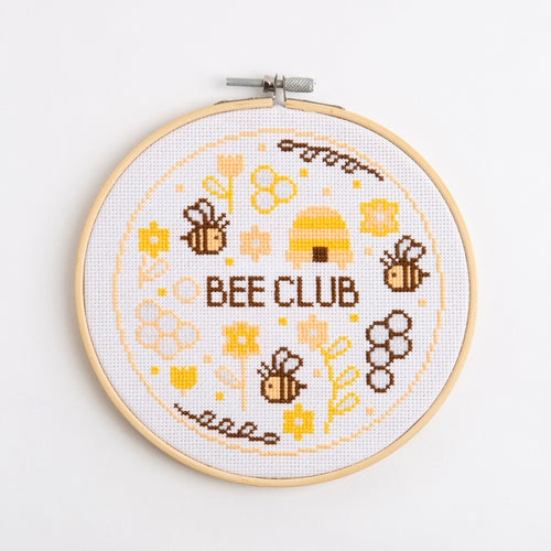 Find Your Club: Bee Club Cross Stitch Kit