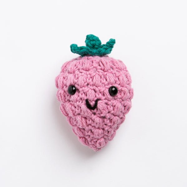 Beryl the Raspberry Amigurumi Crochet Kit | Stitch & Story