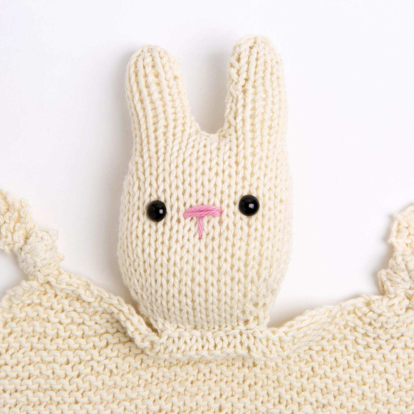 Kris Bunny Baby Comforter Knitting Kit