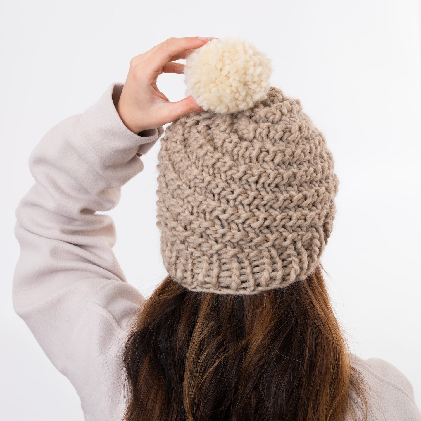 Luca Pom Hat Knitting Kit New Edition
