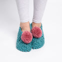 Mae Pom Slippers Crochet Kit