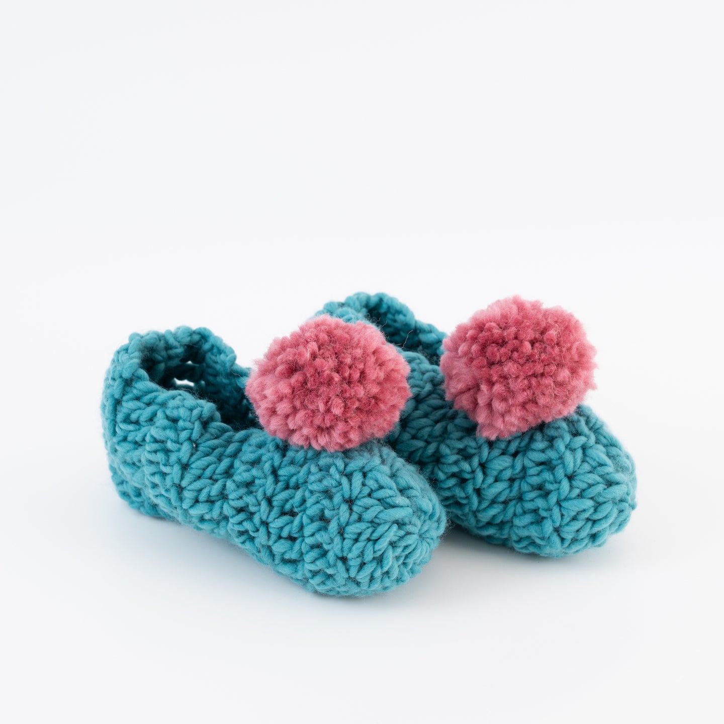Mae Pom Slippers Crochet Kit