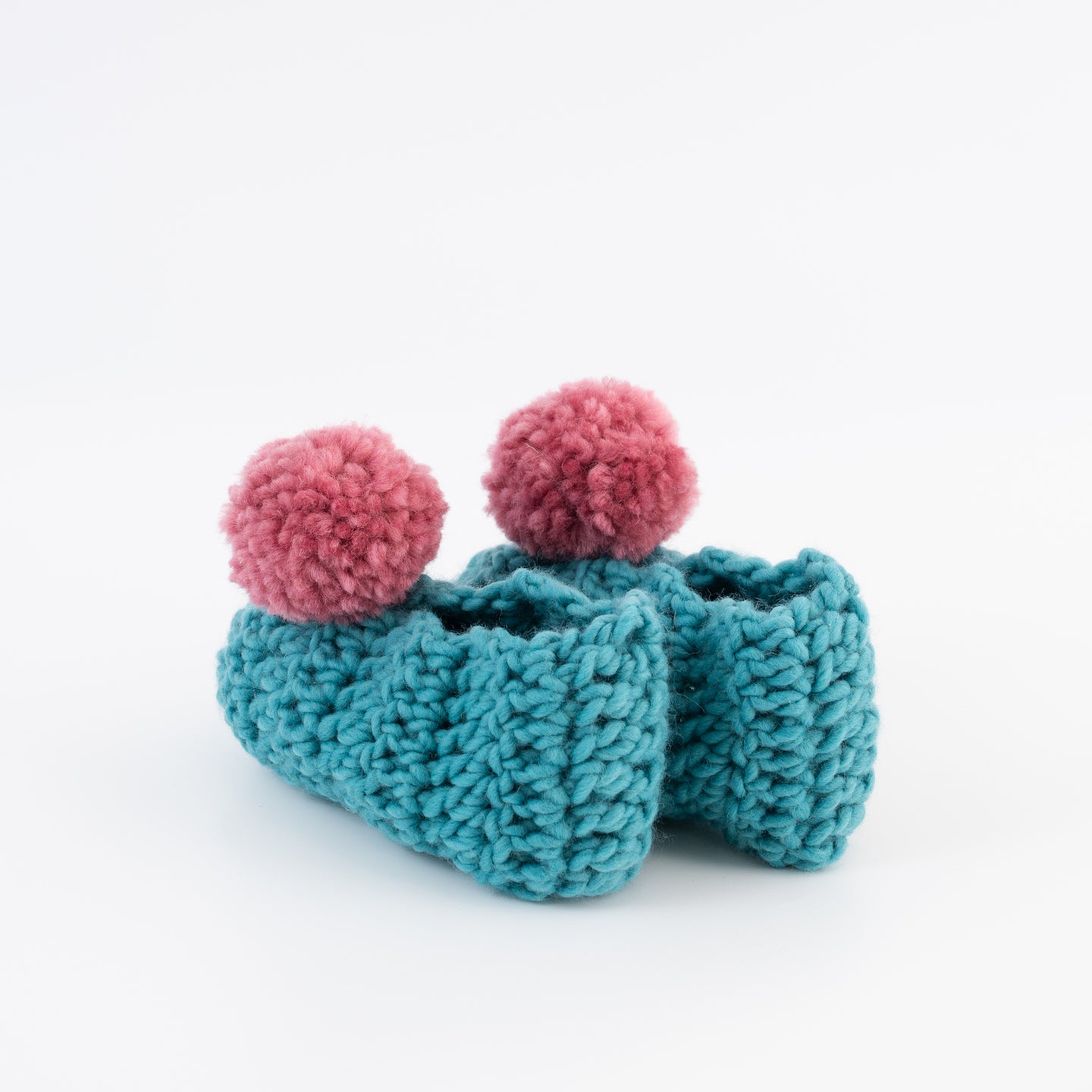 Mae Pom Slippers Crochet Kit
