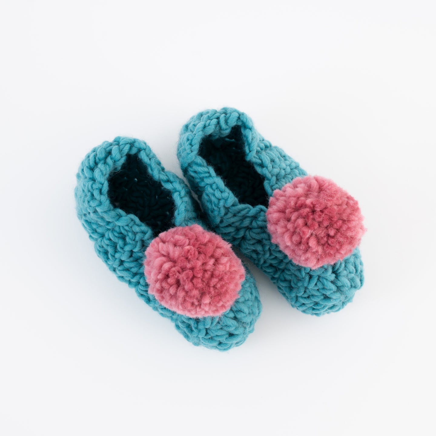 Mae Pom Slippers Crochet Kit