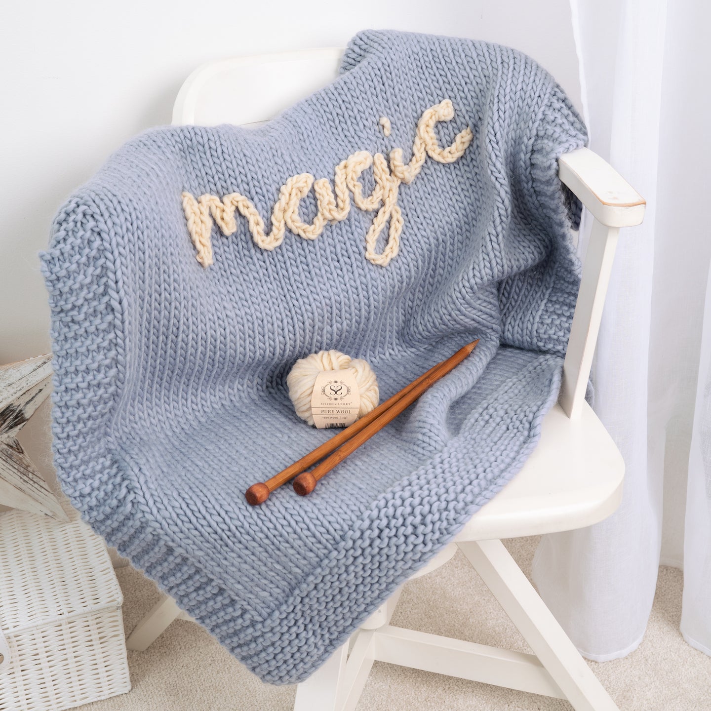 Coco Beginners Blanket Knitting Kit