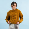 Venezia Cable Sweater Knitting Kit