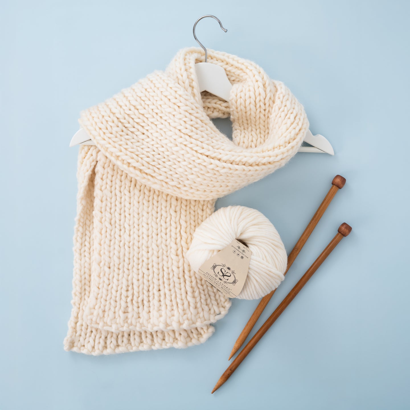 Beginner Scarf Knitting Kit