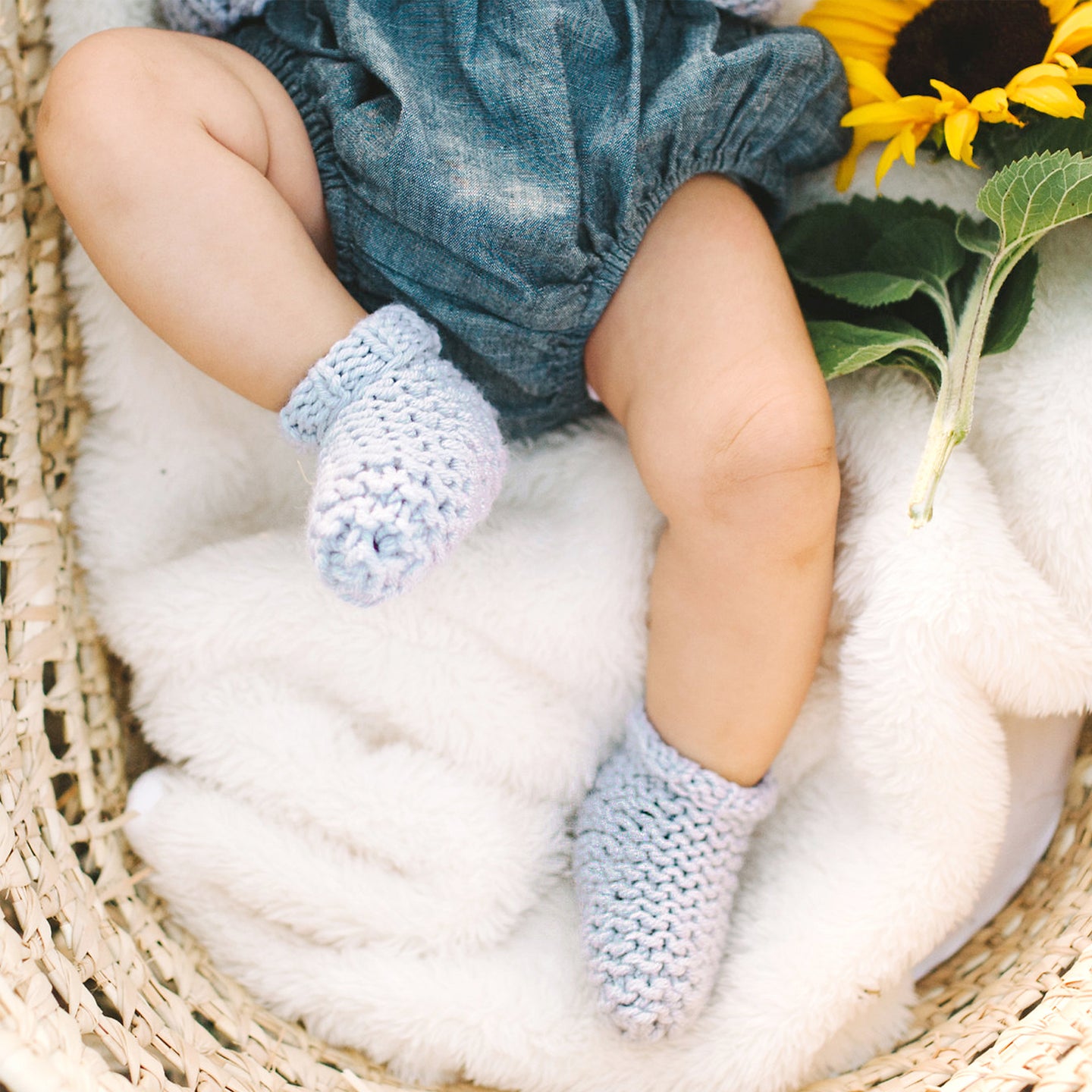 Mini Slumber Socks Knitting Kit