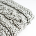 Cabin Cable Throw Knitting Kit