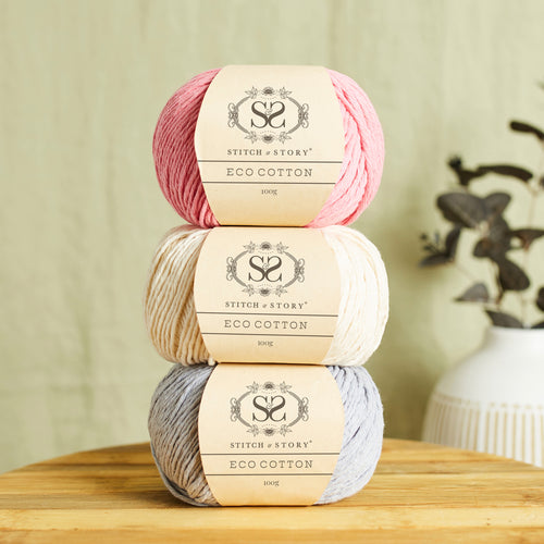 Pack of 5 Eco Cotton 100g balls