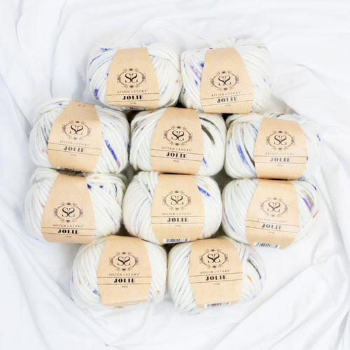 Pack of 10 Jolie Yarn 100g balls