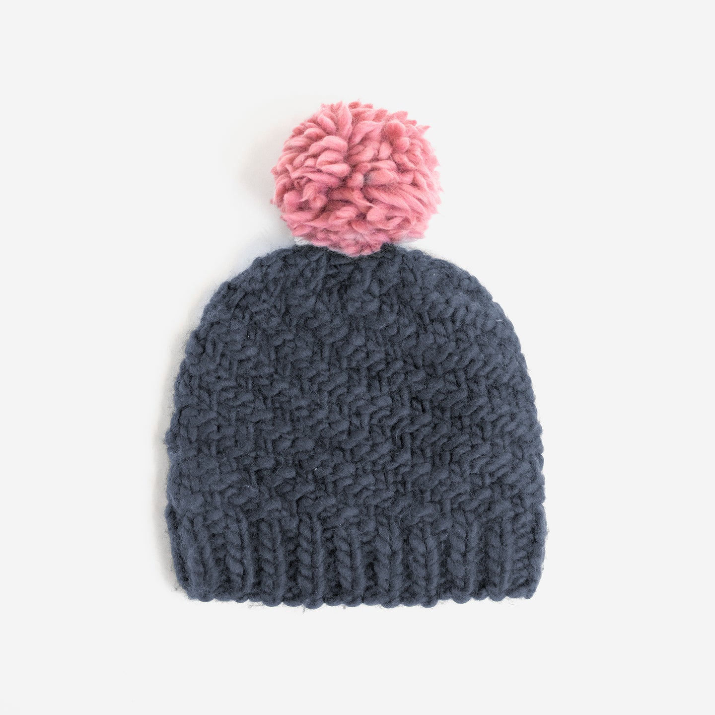 Luca Pom Hat Beginner Chunky Knitting Kit Stitch Story