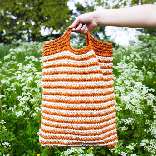 Sennen Garter Striped Bag Knitting Kit