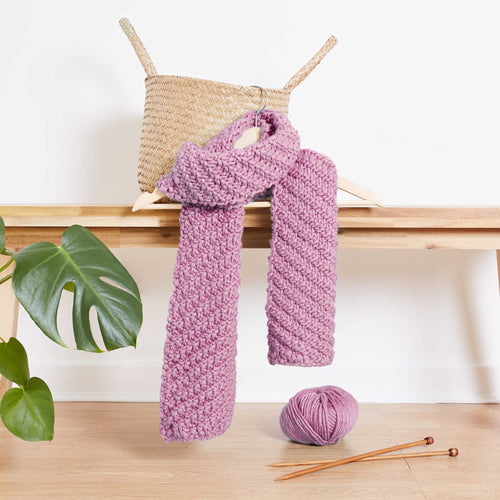 Melange Kit - Chunky Simple Scarf Knitting Kit