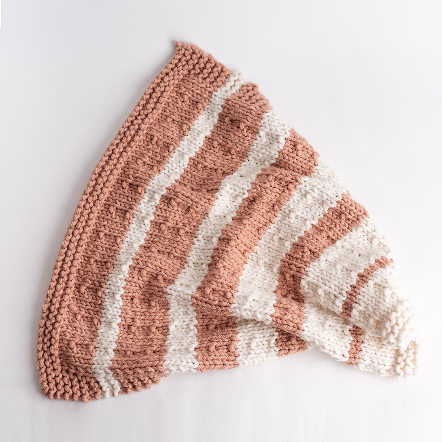 Stripey Settee Throw Knitting Kit