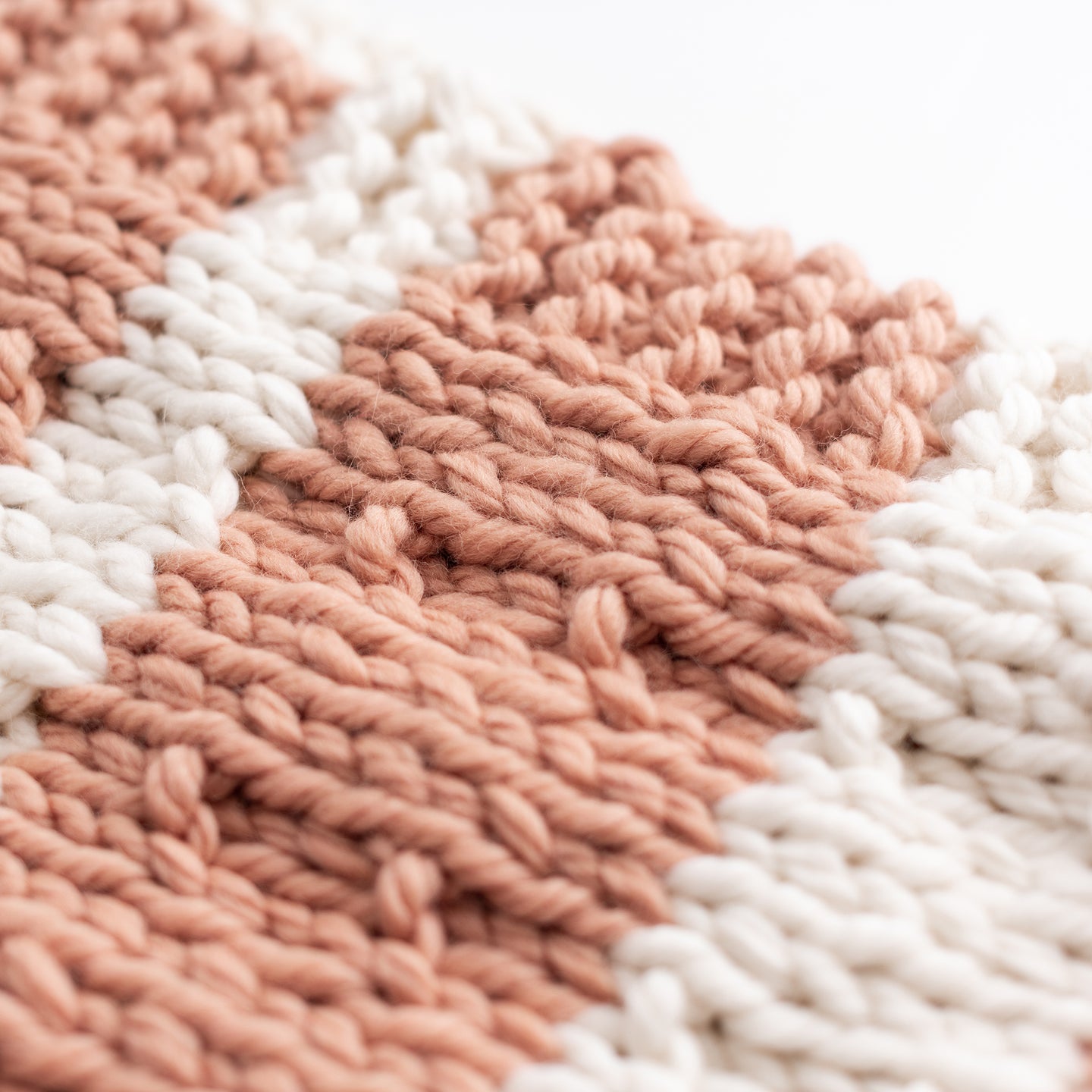 Stripey Settee Throw Knitting Kit