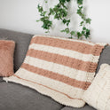 Stripey Settee Throw Knitting Kit