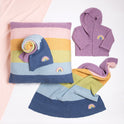Rainbow Striped Blanket Knitting Kit