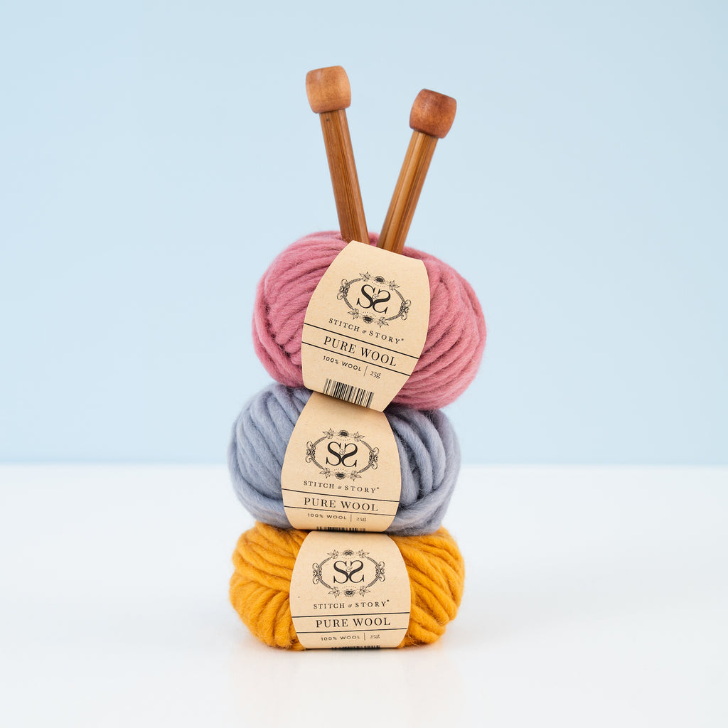 The Pure Wool | Super Chunky Yarn | Stitch & Story