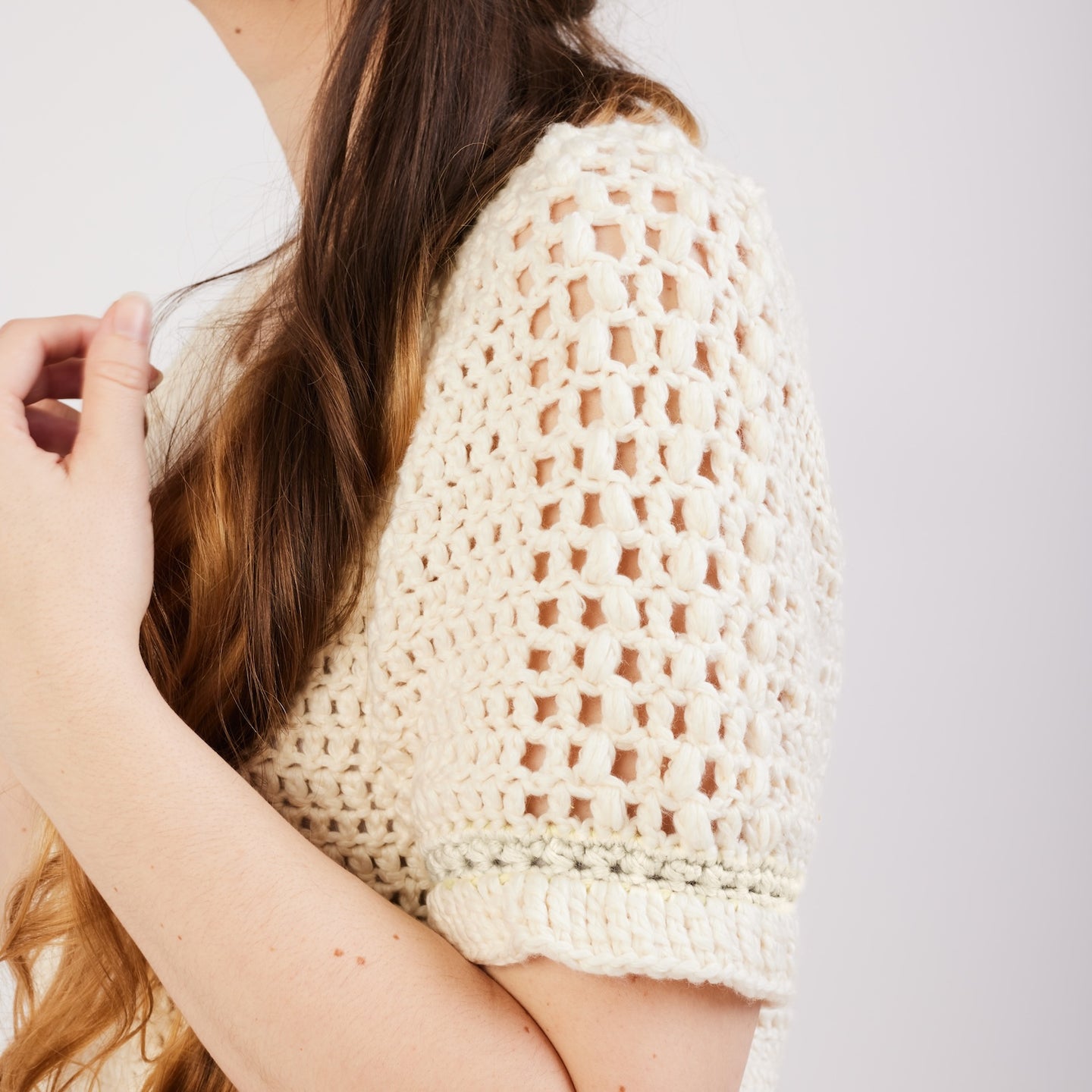 Rose Garden Raglan Top Crochet Kit