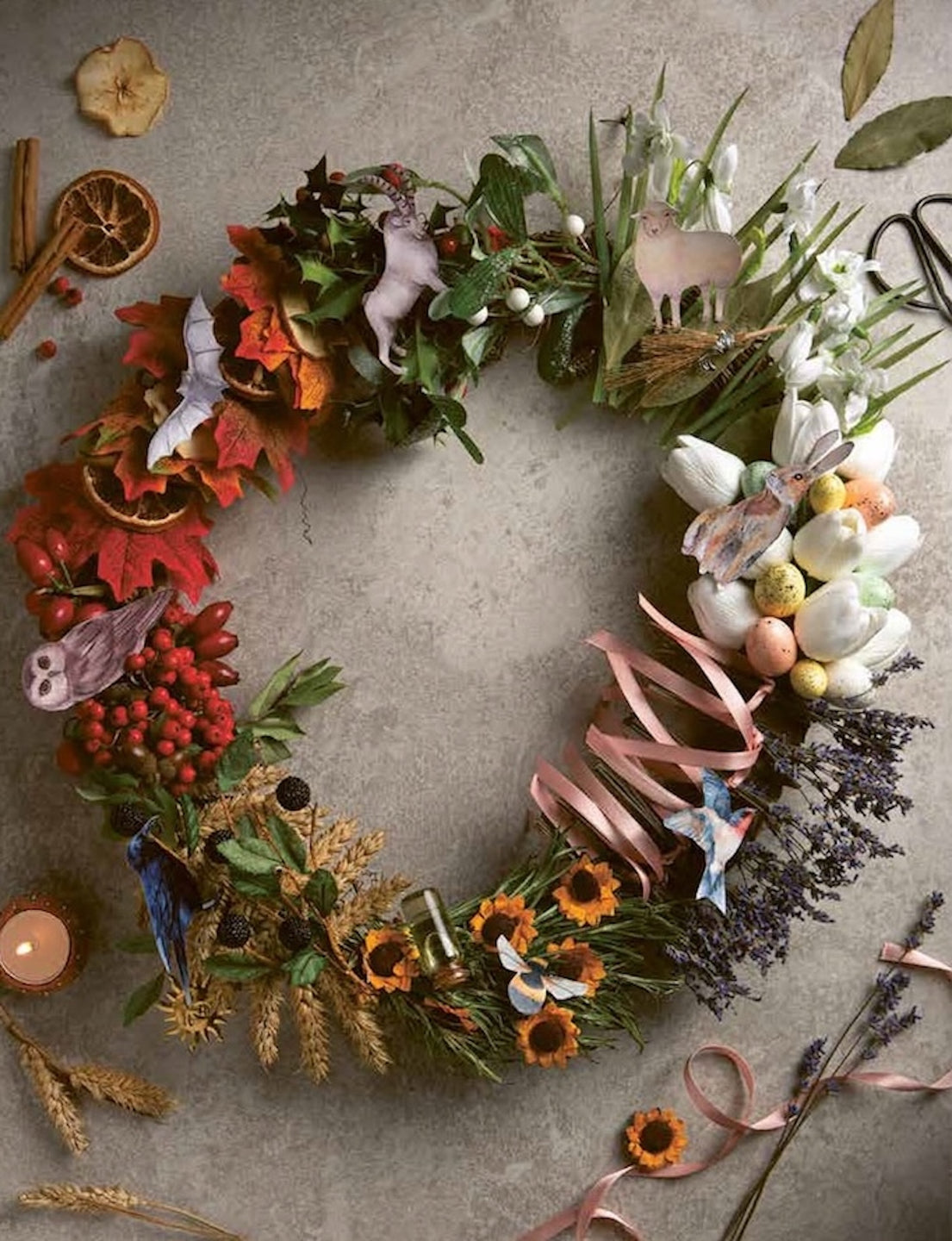 Crafting the Wheel of the Year Book by Claire Gelder and Deb Bowen