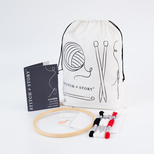 Peanuts: Heart Cross Stitch Kit