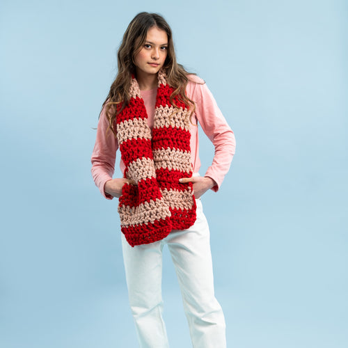 Stripe Hype Scarf Crochet Kit
