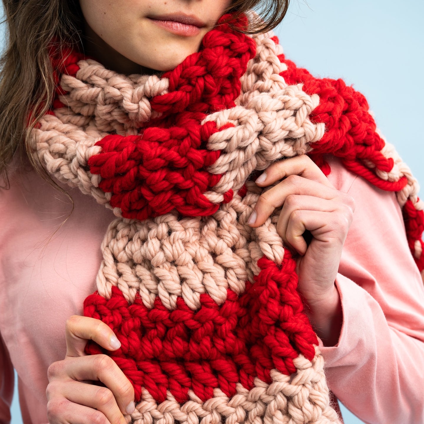 Stripe Hype Scarf Crochet Kit