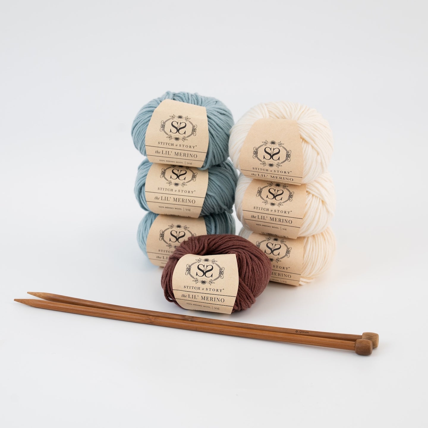 Stripy Beginner Blankie Knitting Kit