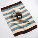 Stripy Beginner Blankie Knitting Kit