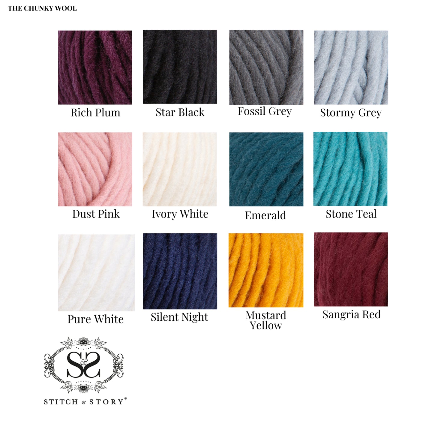 The Chunky Wool 100g balls