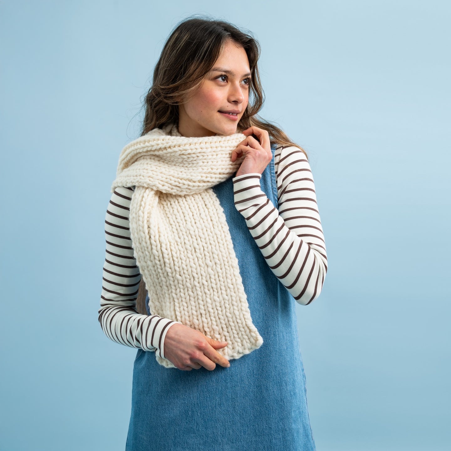 Vale Scarf Knitting Kit