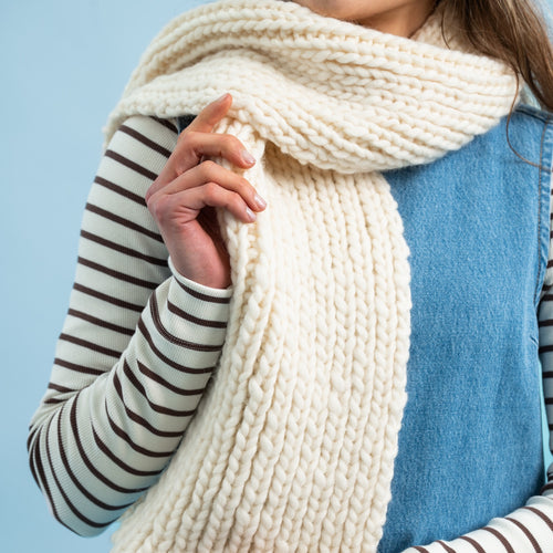 Vale Scarf Knitting Kit