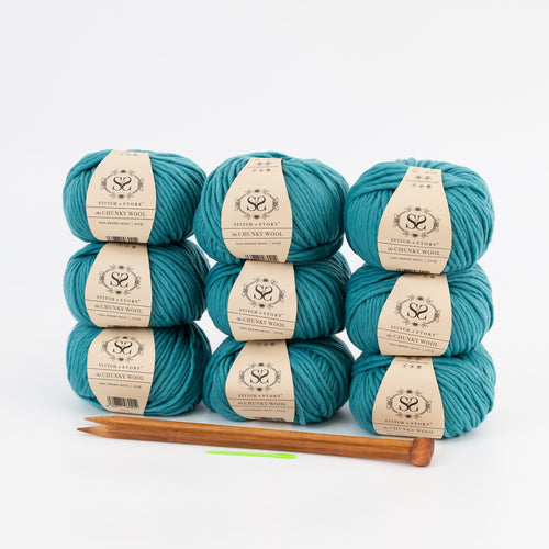 Bounty Throw Knitting Kit New Edition