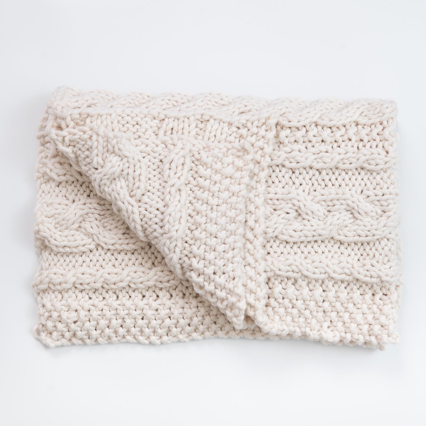 Cabin Blanket Knitting Kit