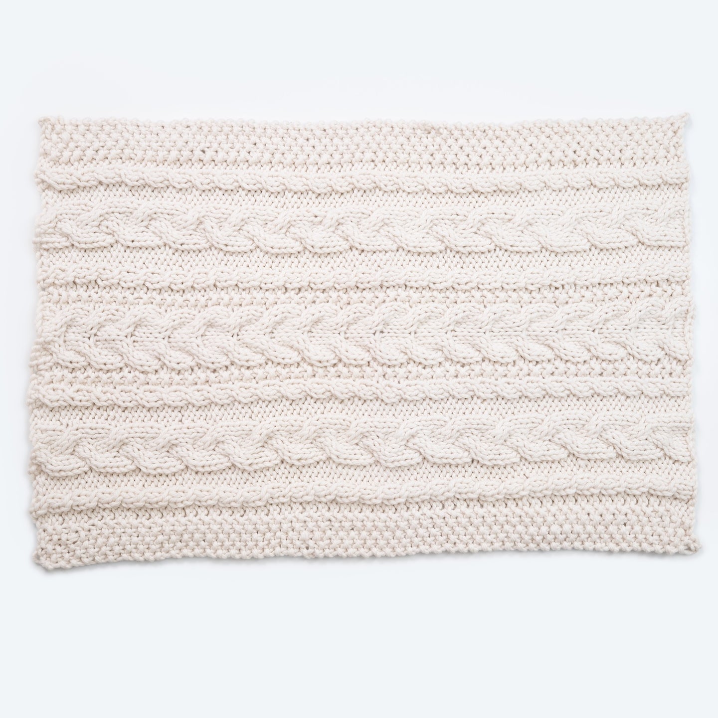 Cabin Blanket Knitting Kit