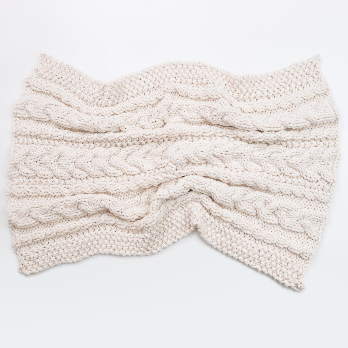 Cabin Blanket Knitting Kit