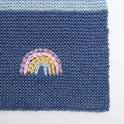 Rainbow Striped Blanket Knitting Kit