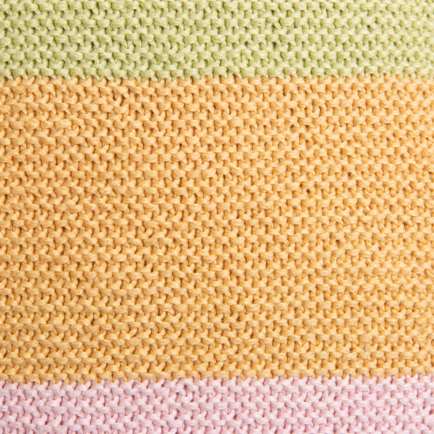 Rainbow Striped Floor Cushion Knitting Kit