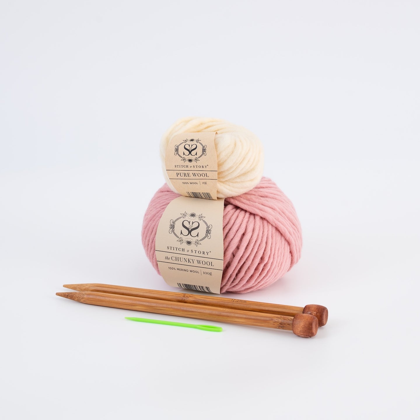 Lola Pom Slippers Knitting Kit