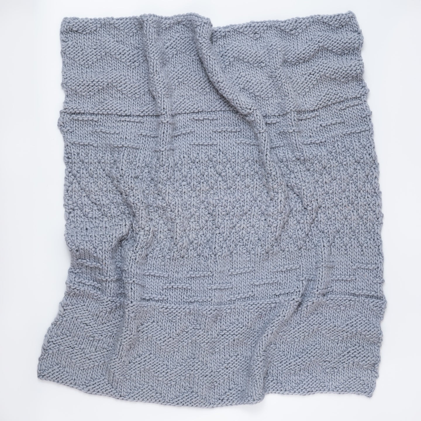 Soft Lofty Throw Knitting Kit