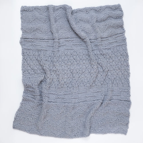 Soft Lofty Throw Knitting Kit